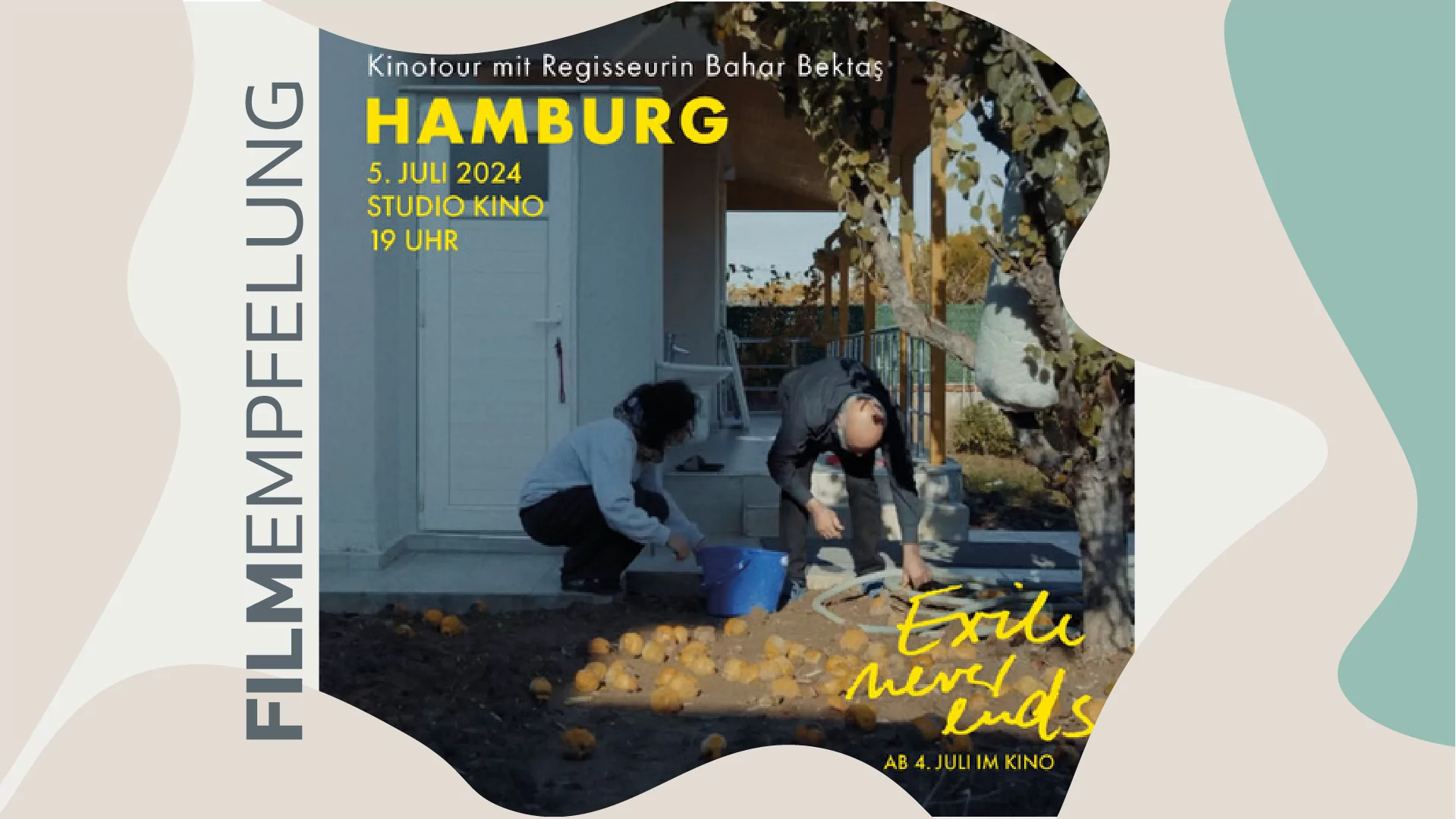 Filmvorführung: EXILE NEVER ENDS – Ein Dokumentarfilm von Bahar Bektaş